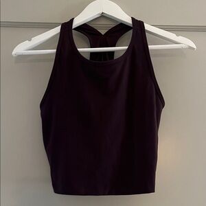 Beyond Yoga Eggplant Purple Crop Top